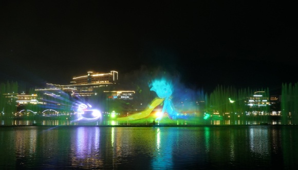 대구 수성못 벚꽃 & 미디어아트