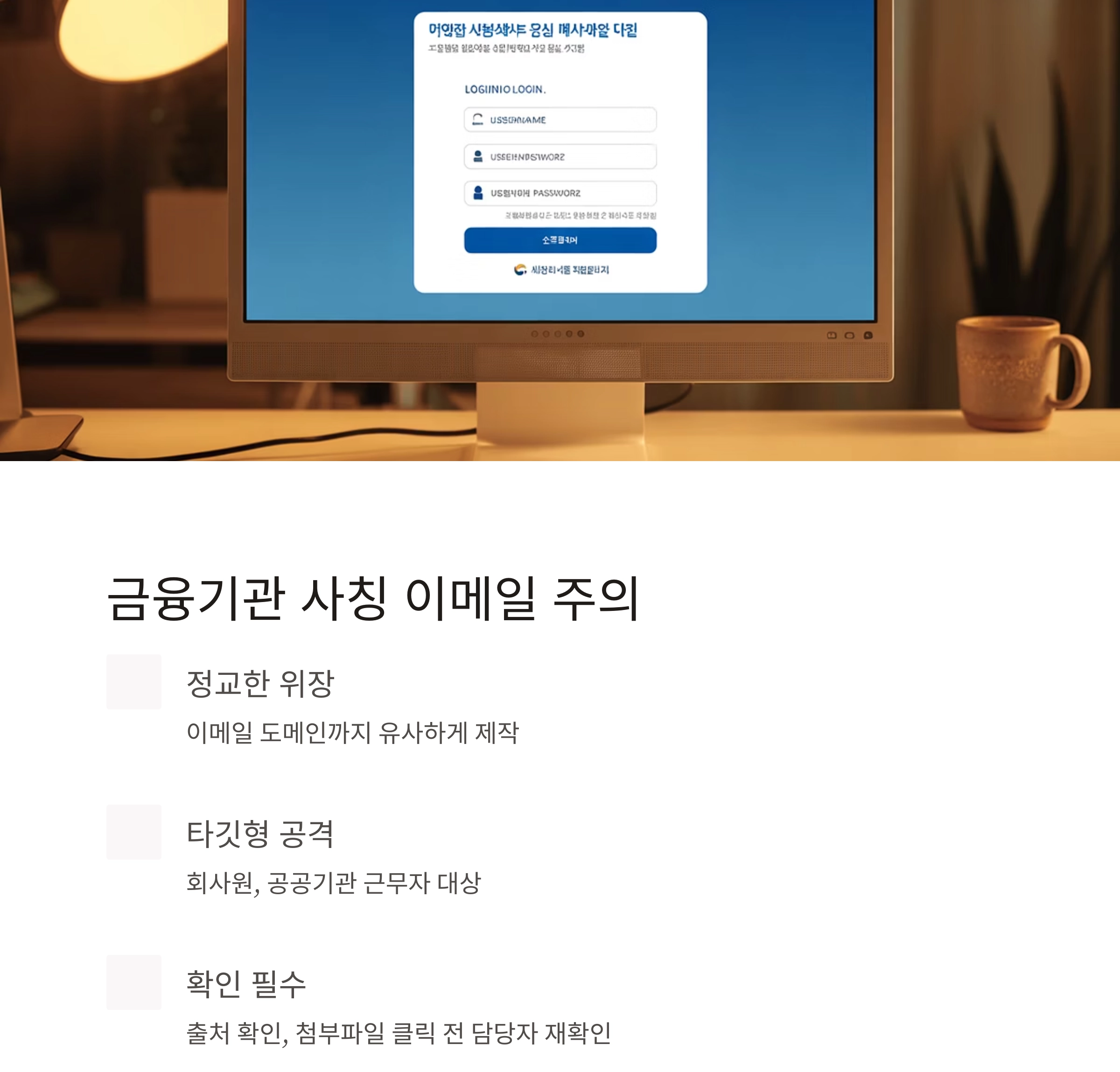 더 이상 속지 마세요! 금융사기 예방법 총정리