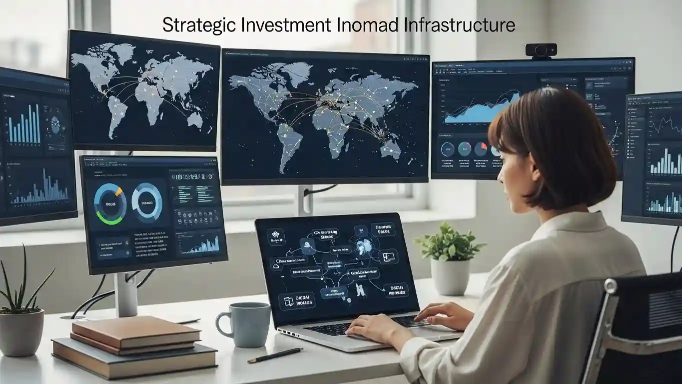 <img src="digital_nomad_infrastructure_as_strategic_investment.webp" alt="디지털 노매드의 인프라 구축을 전략적 투자로 표현한 체계적 업무 환경 이미지 입니다">