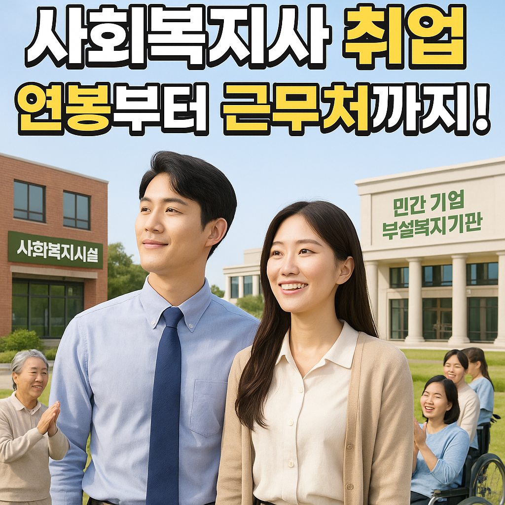 사회복지사 취업 현실은? 연봉부터 근무처까지 솔직 분석