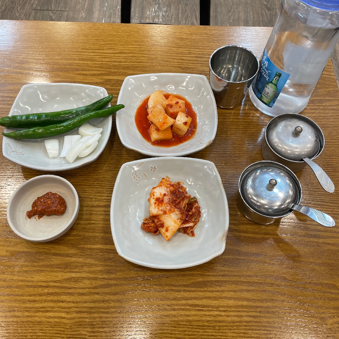 하남풍산역 순대국밥 진감자탕&순대국 반찬