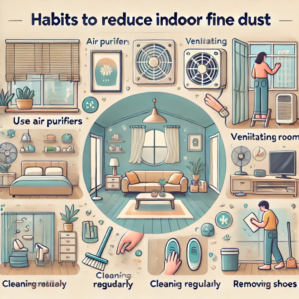 실내 미세먼지 생활습관