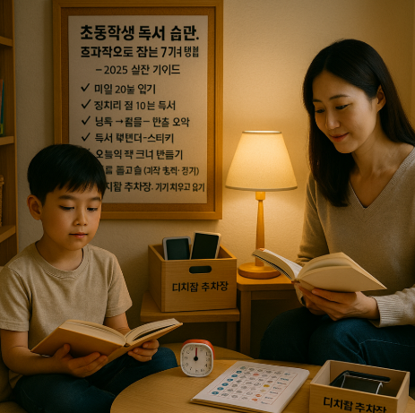 초등학생 독서 습관, 효과적으로 잡는 7가지 방법 – 2025 가이드