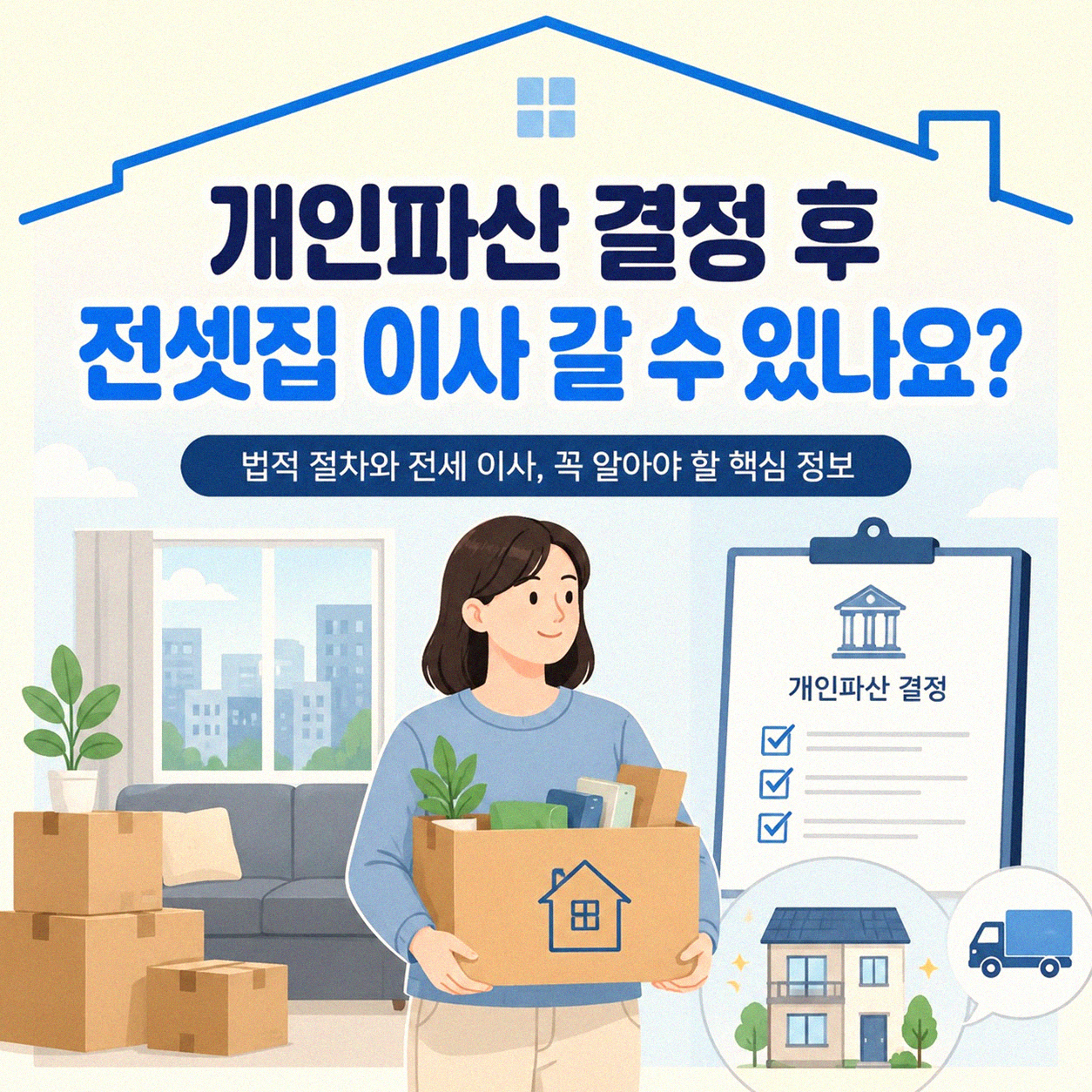 개인파산 확정 후에도 전셋집 거주 가능한가요