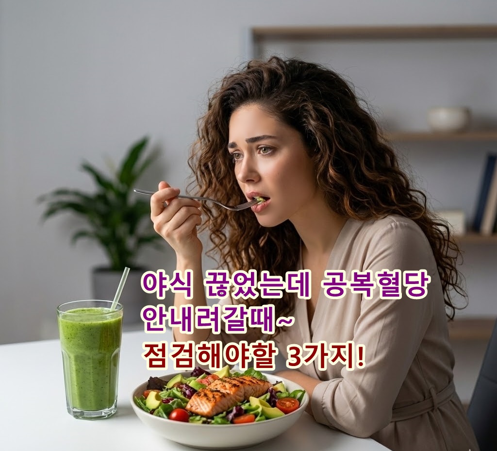 “야식 끊었는데 공복혈당"이 안 내려갈 때 반드시 점검해야 할 3가지 이유
