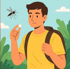 말라리아 위험 지역과 