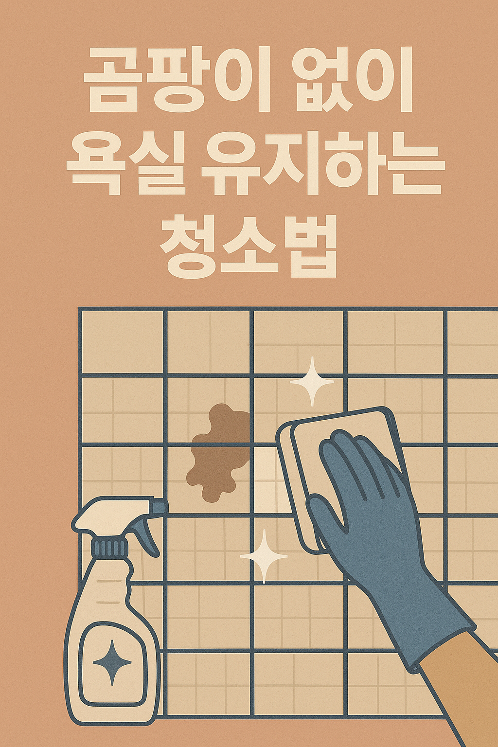 곰팡이 없이 욕실 유지하는 청소법