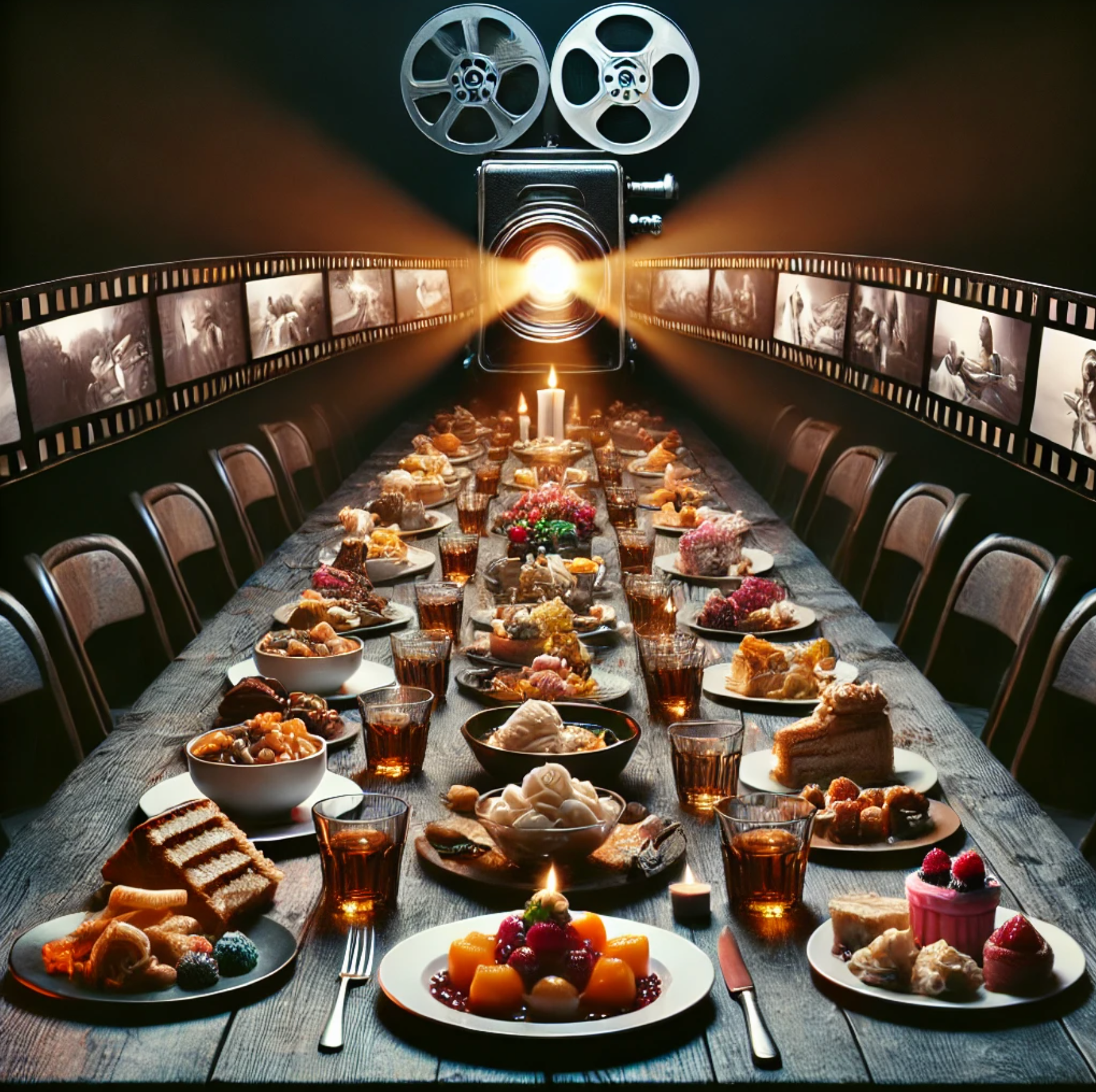 영화 속 음식이 서사가 되는 순간을 나타내는 사진