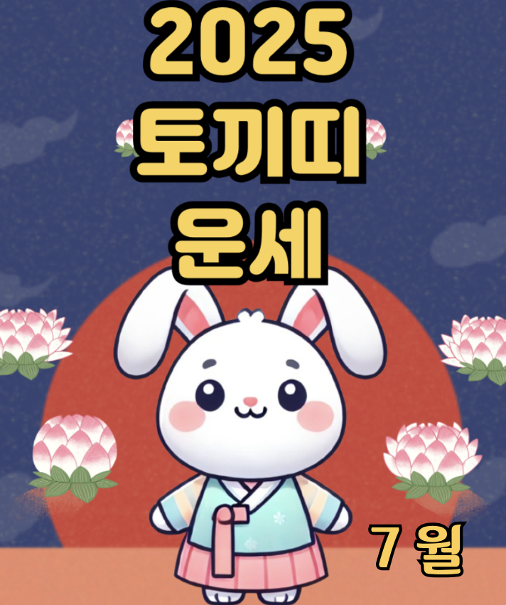 2025년 7월 토끼띠 운세 &ndash; 불확실한 감정 속에서 나를 다시 세우는 시간