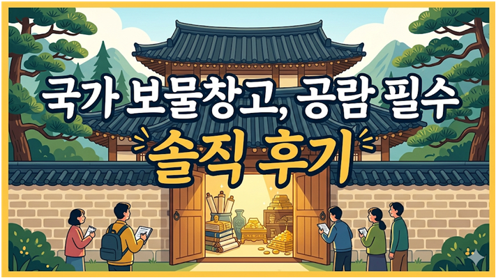 국가 보물창고, 공람 필수 솔직 후기