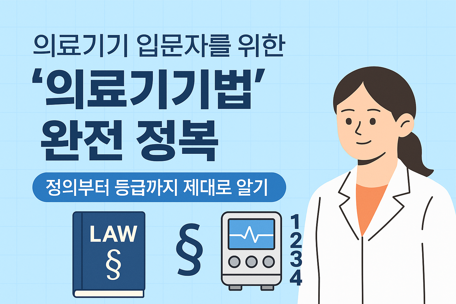 의료기기법 입문자를 위한 핵심 요약 이미지