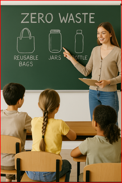 아이들을 위한 제로 웨이스트 교육 사진