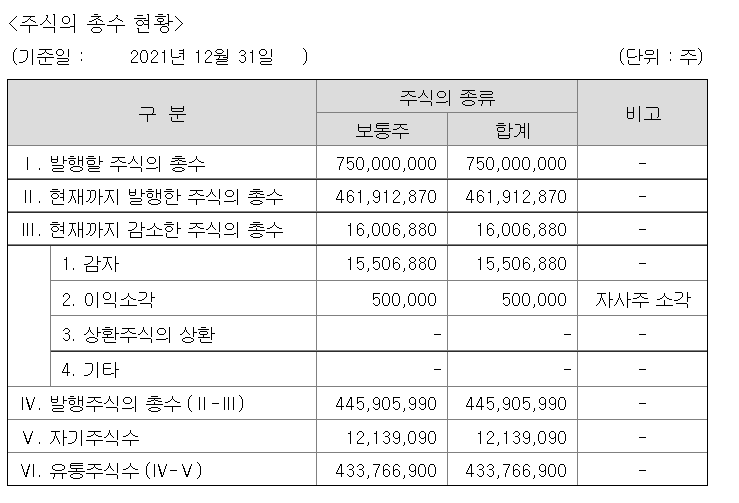 카카오 주식 총수