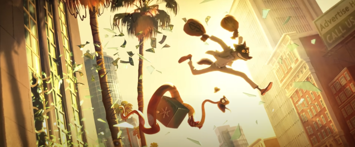 금고를털고나온스네이크,울프,피라냐