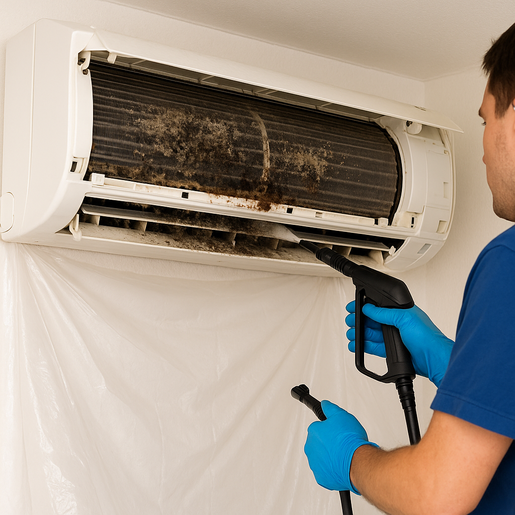 벽걸이 에어컨 청소, 1년에 단 1번으로도 효과 200% 올리는 법