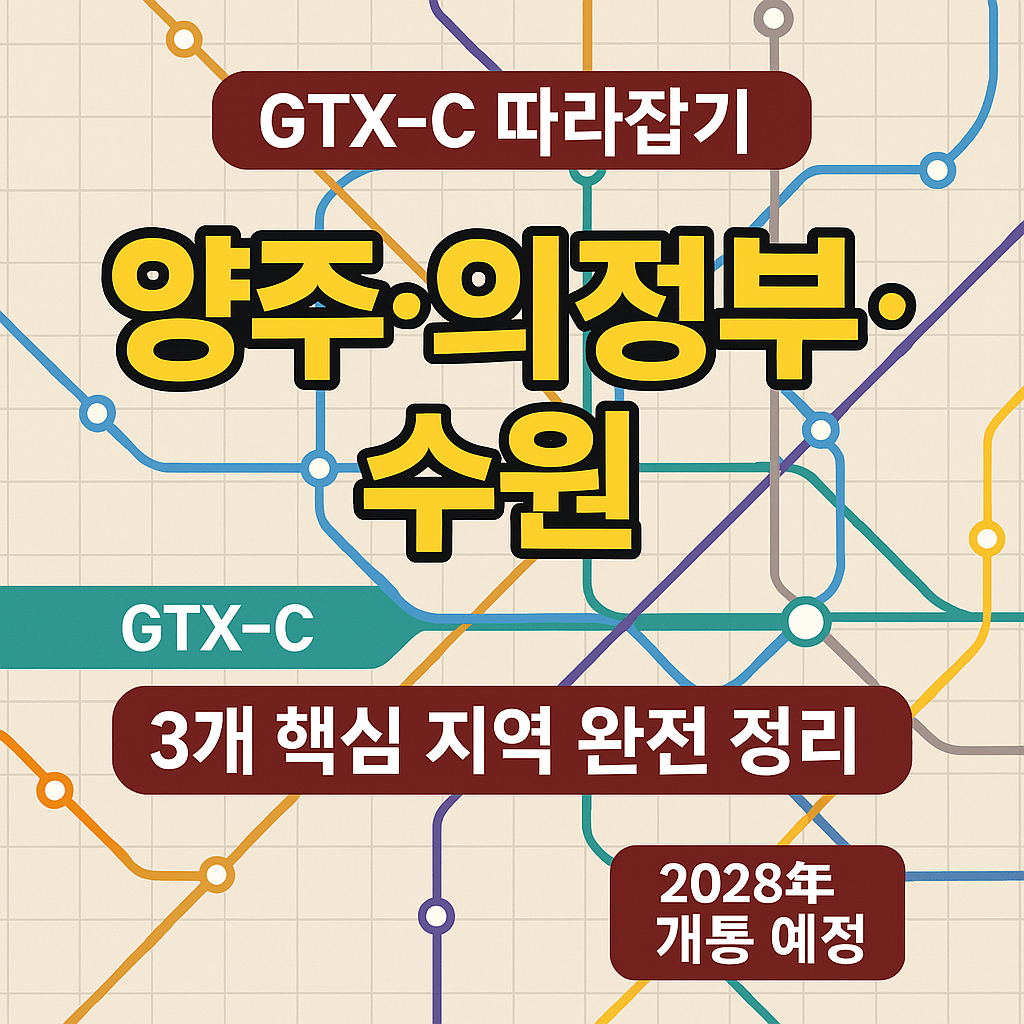 GTX-C 따라잡기 양주 의정부 수원