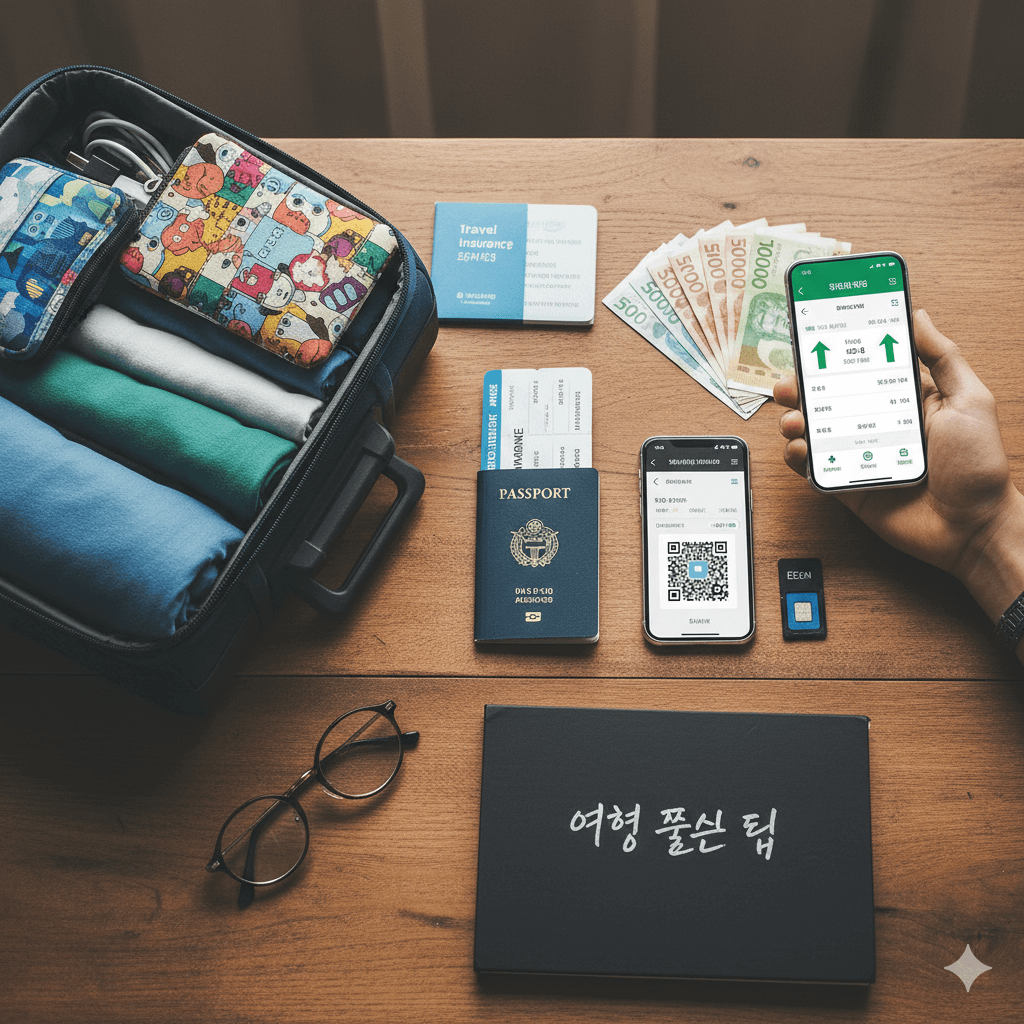 가족여행 짐 정리법