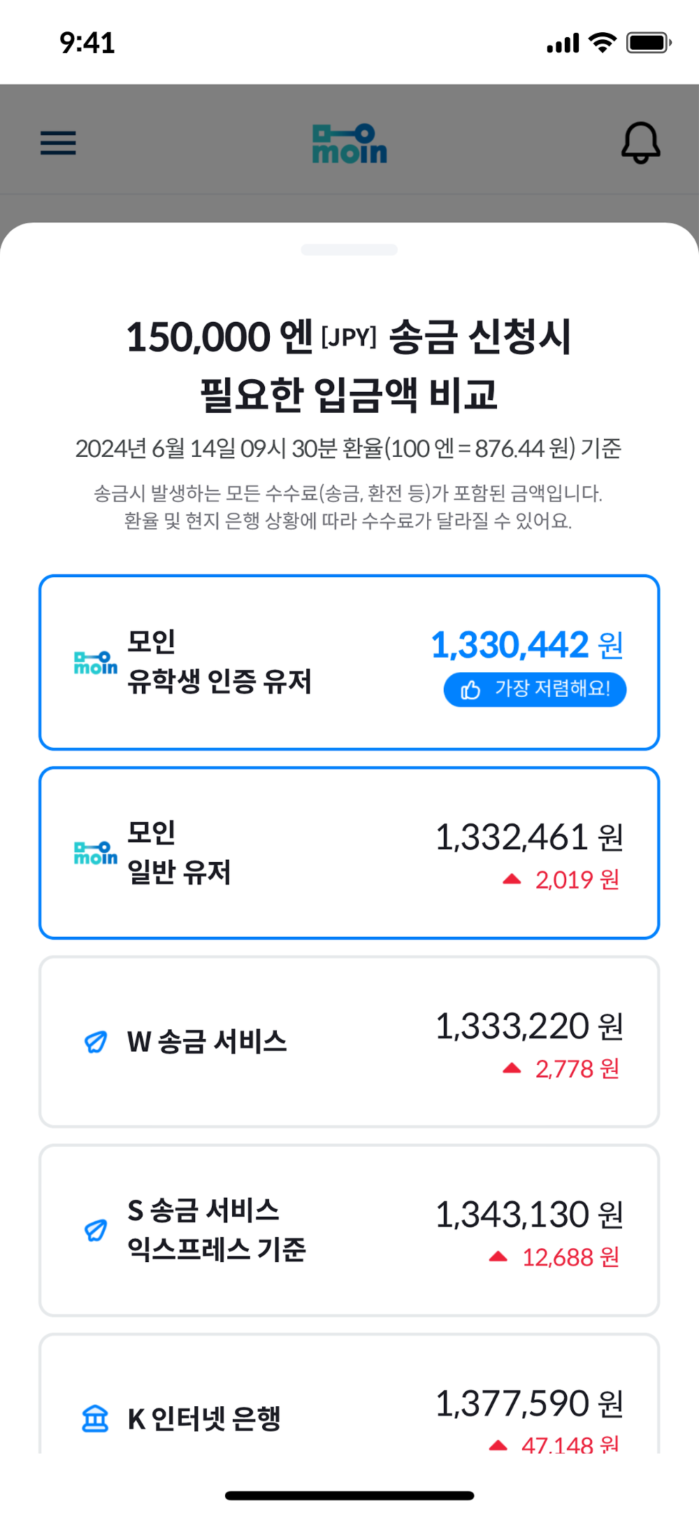 모인 해외송금