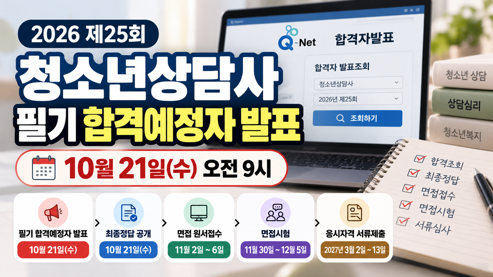 2026 청소년상담사 필기 합격예정자 발표