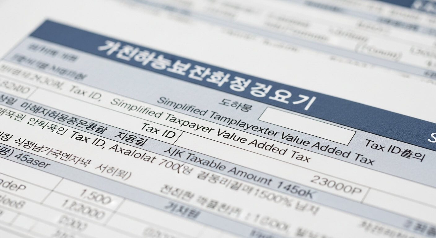 간이과세자 부가세 신고