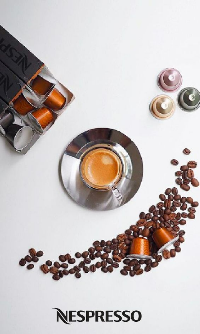 네스프레소 캡슐과 커피