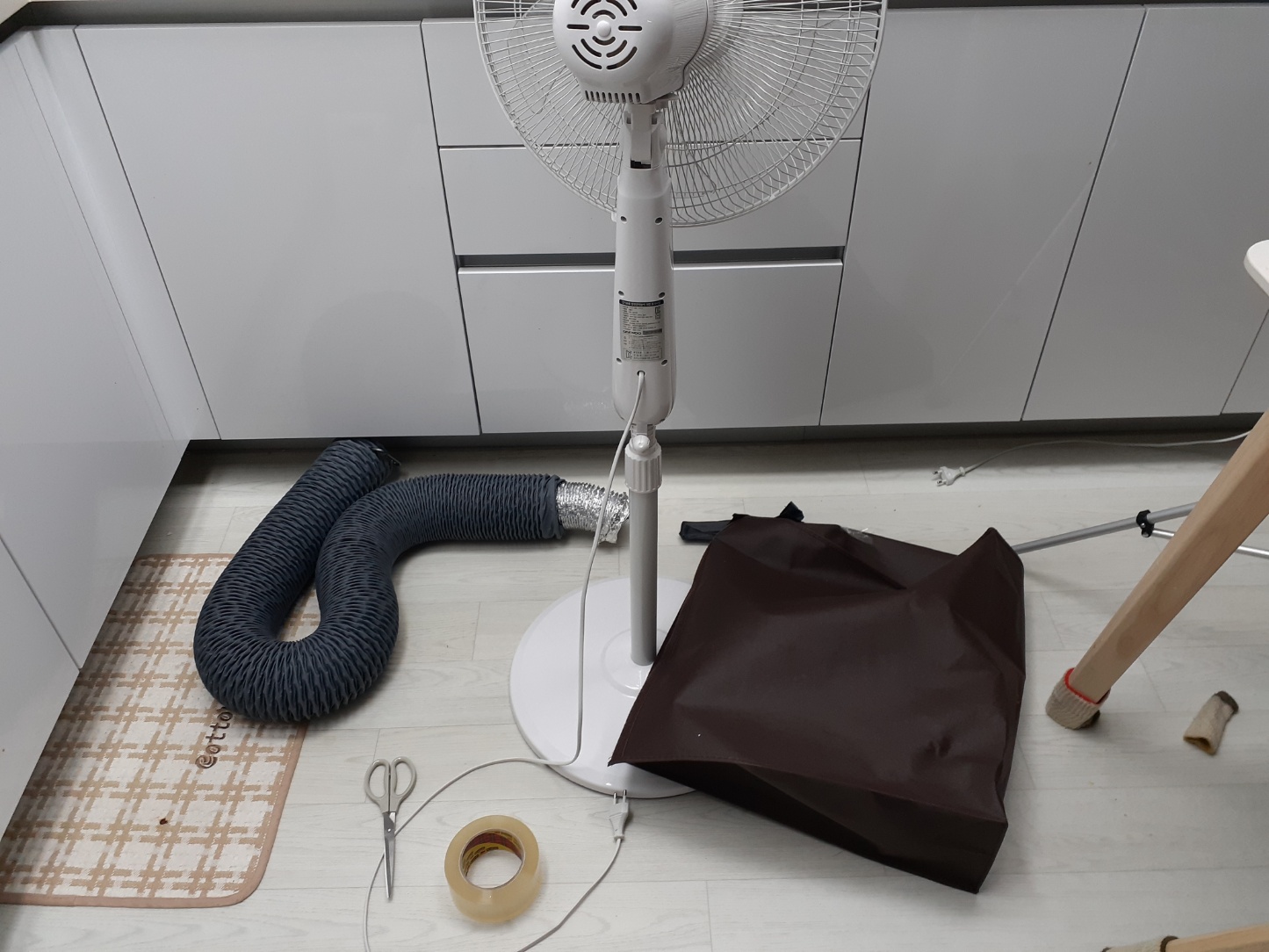 고기연기후드만들집에있는재료들