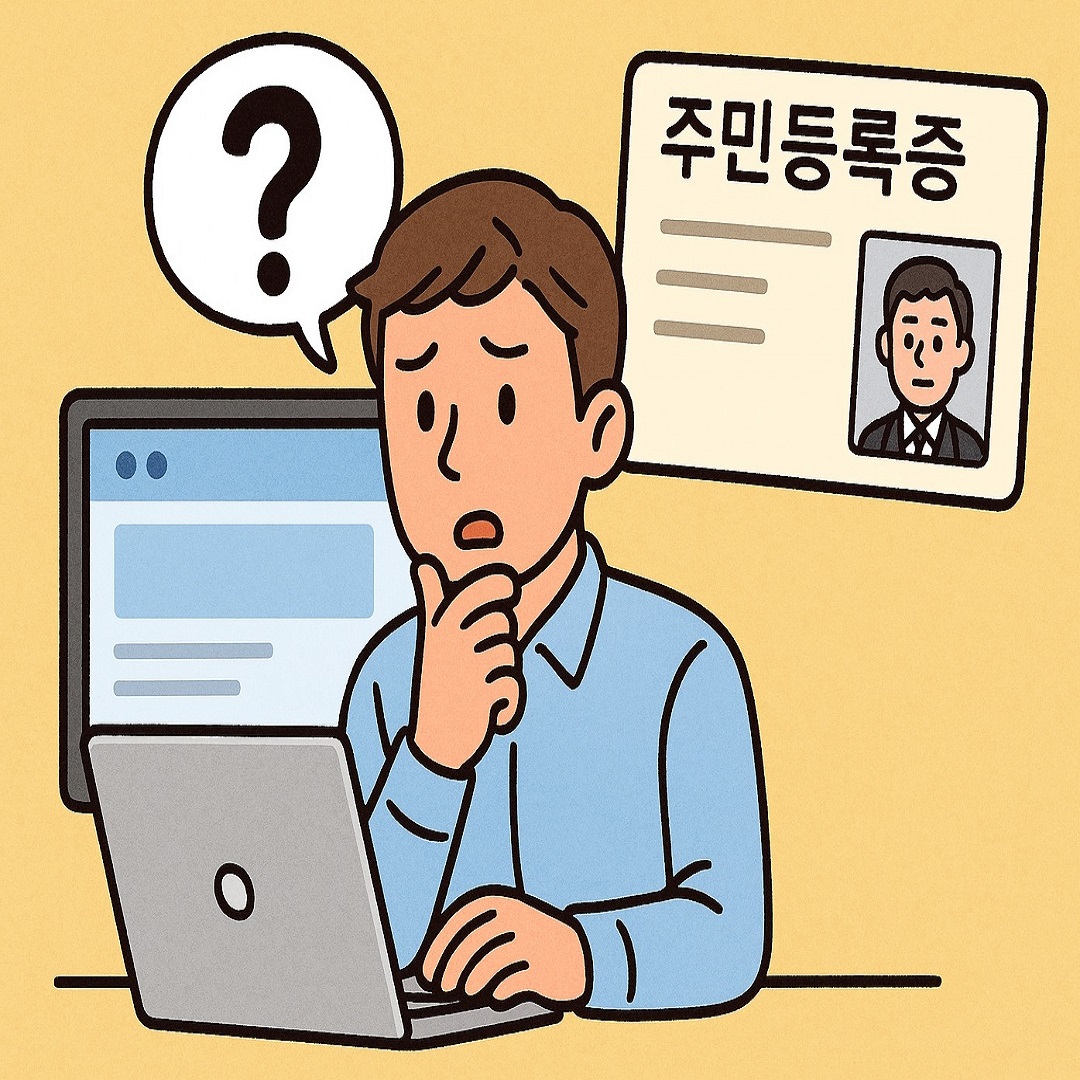 주민등록증 재발급 시 유의사항