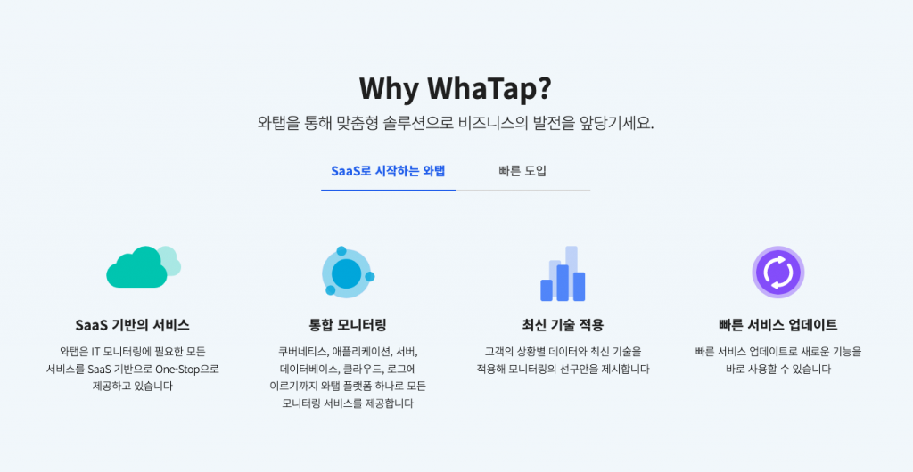 SaaS, 클라우드, 스타트업, 와탭랩스