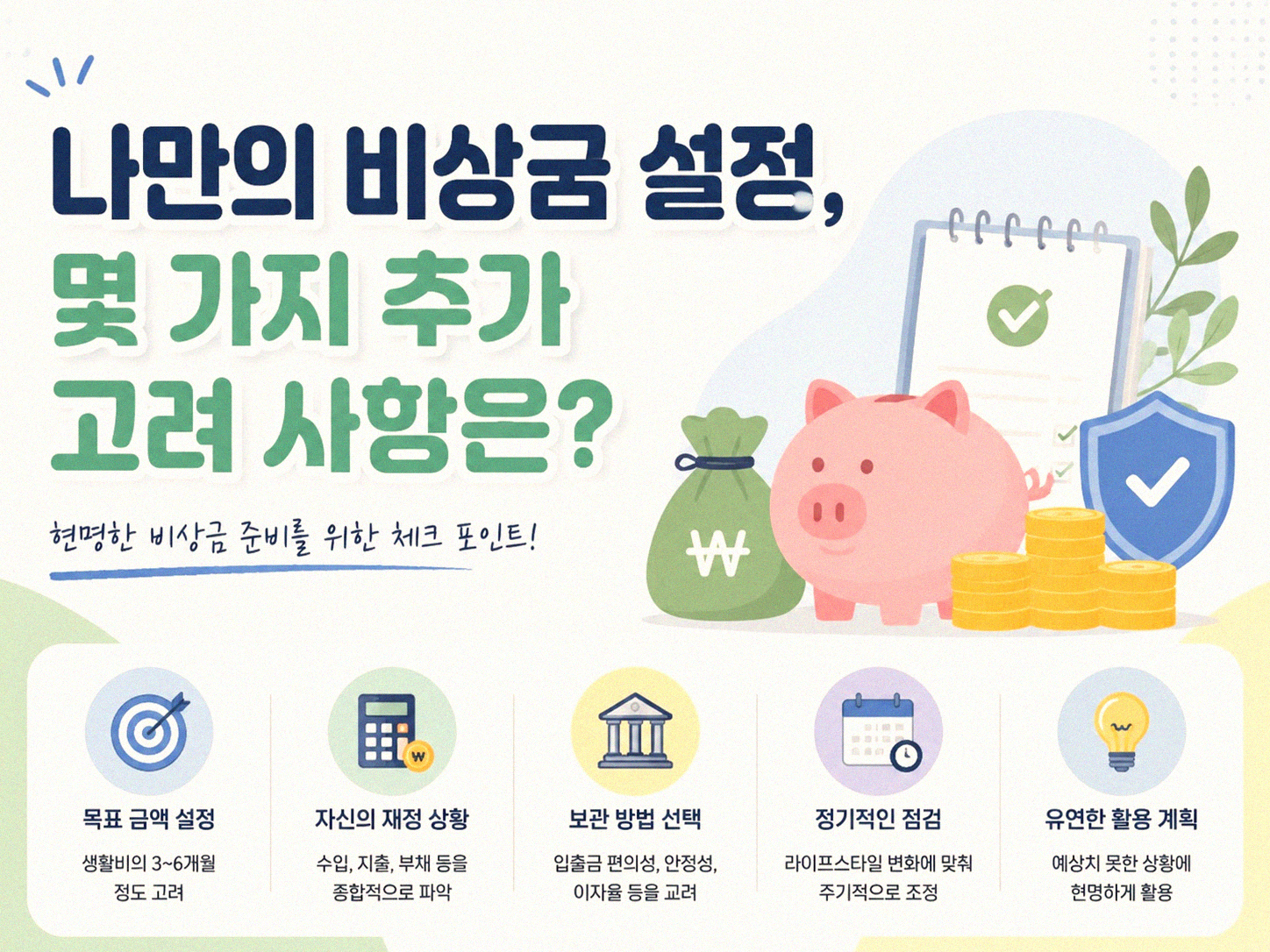 비상금, 얼마가 적당할까 실질적인 금액 설정 방법