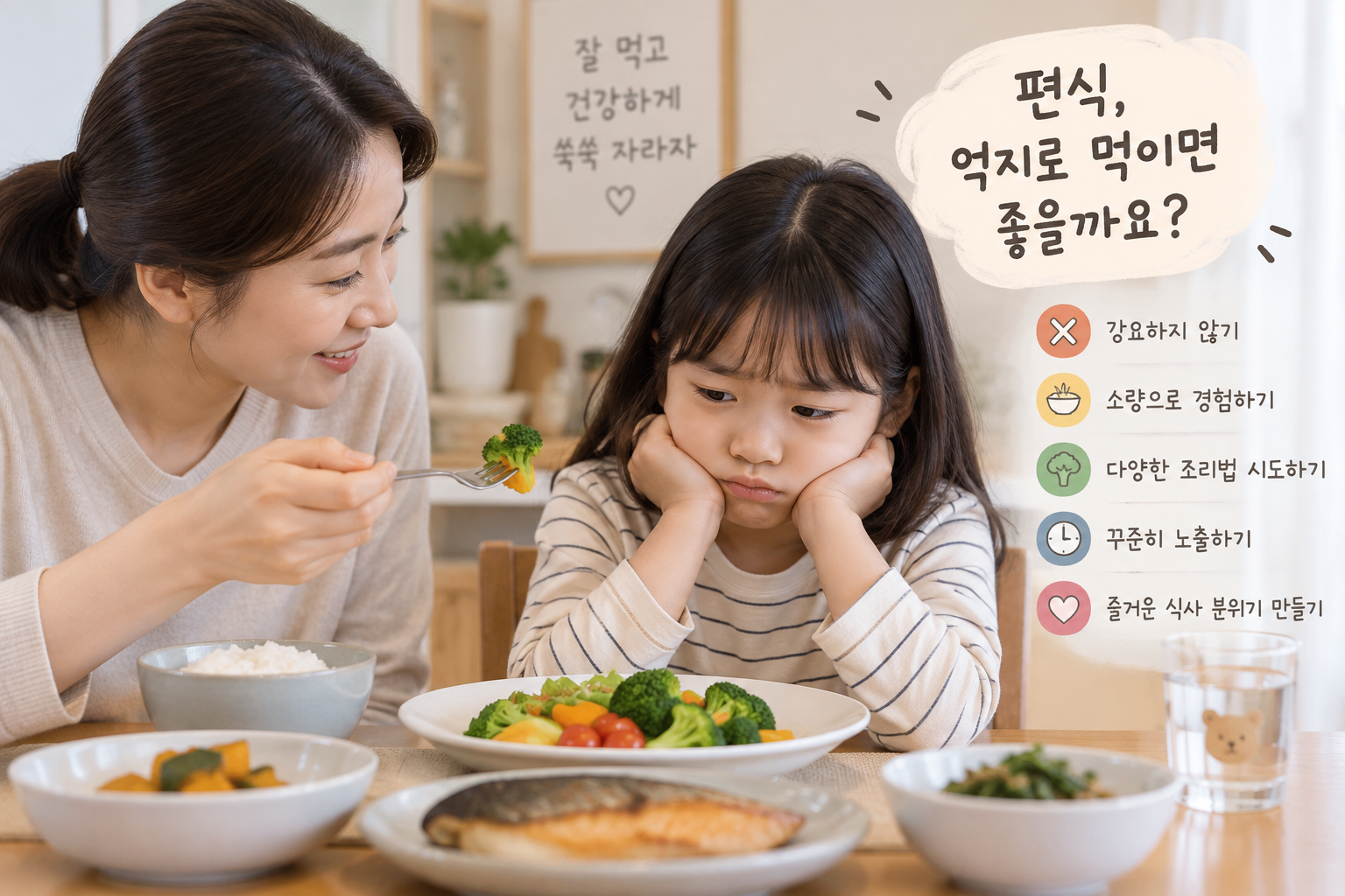 즐거운 식사로 편식 극복하기
