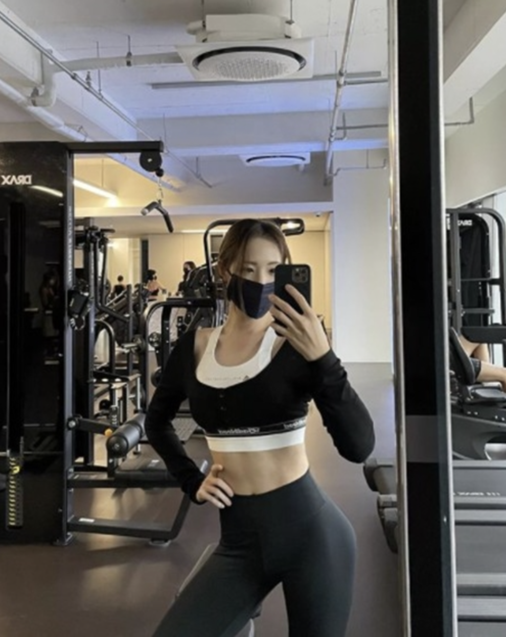 신수지 헬스 셀카