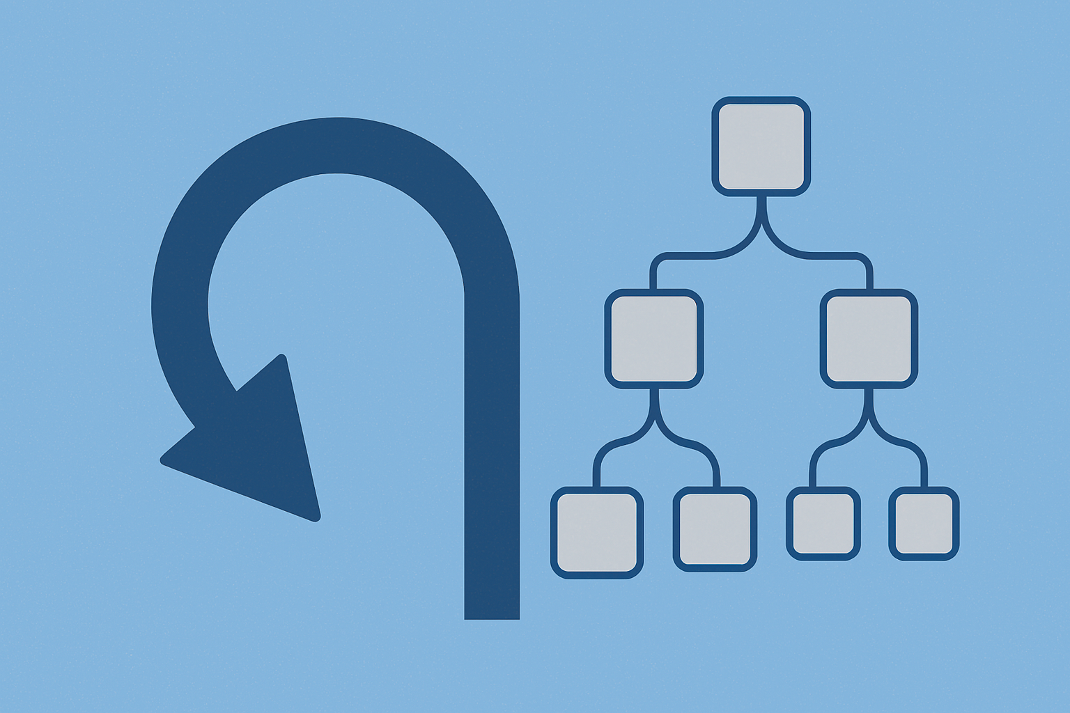 재귀 구조가 논리적으로 펼쳐지는 흐름