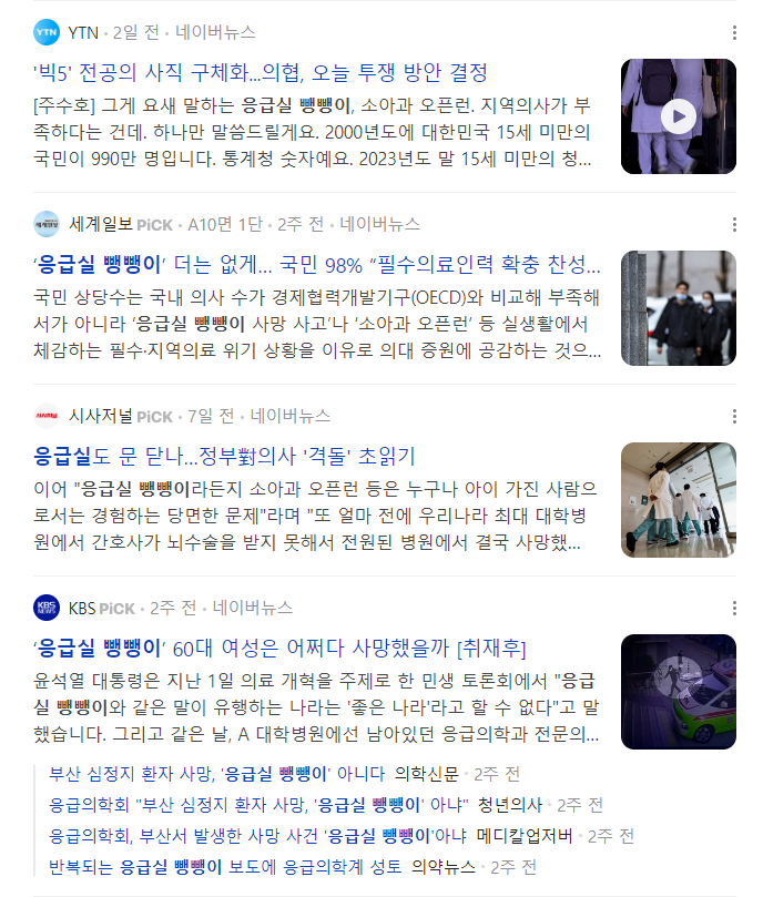 전공의 파업