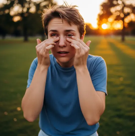 눈에 이물질 들어갔을 때 씻어내는 방법