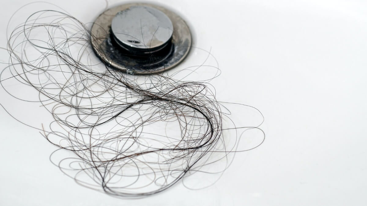 세면대-머리카락