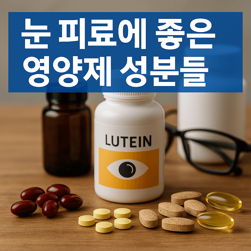 눈 피로에 좋은 영양제