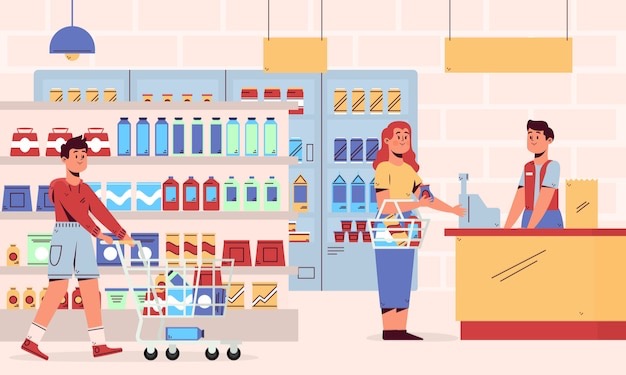 편의점-일러스트