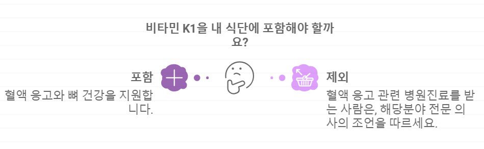 비타민k1 주의점