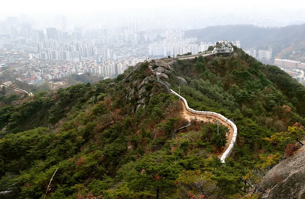 인왕산 등산코스 둘레길 숲속쉼터 기차바위 지도_7