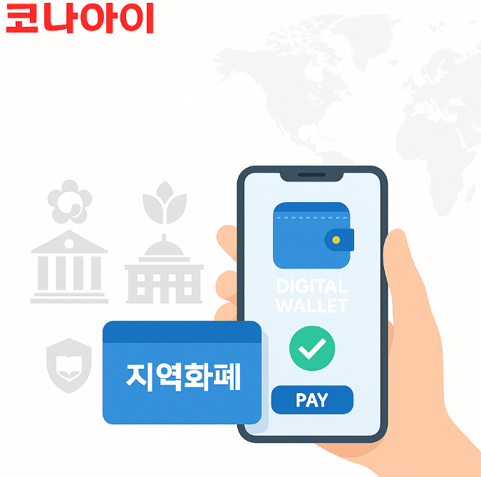 코나아이 디지털 지역 화폐 산업 이미지