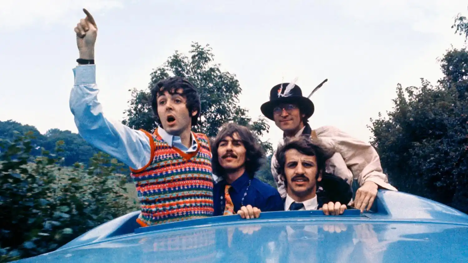 비틀즈 칼라 사진