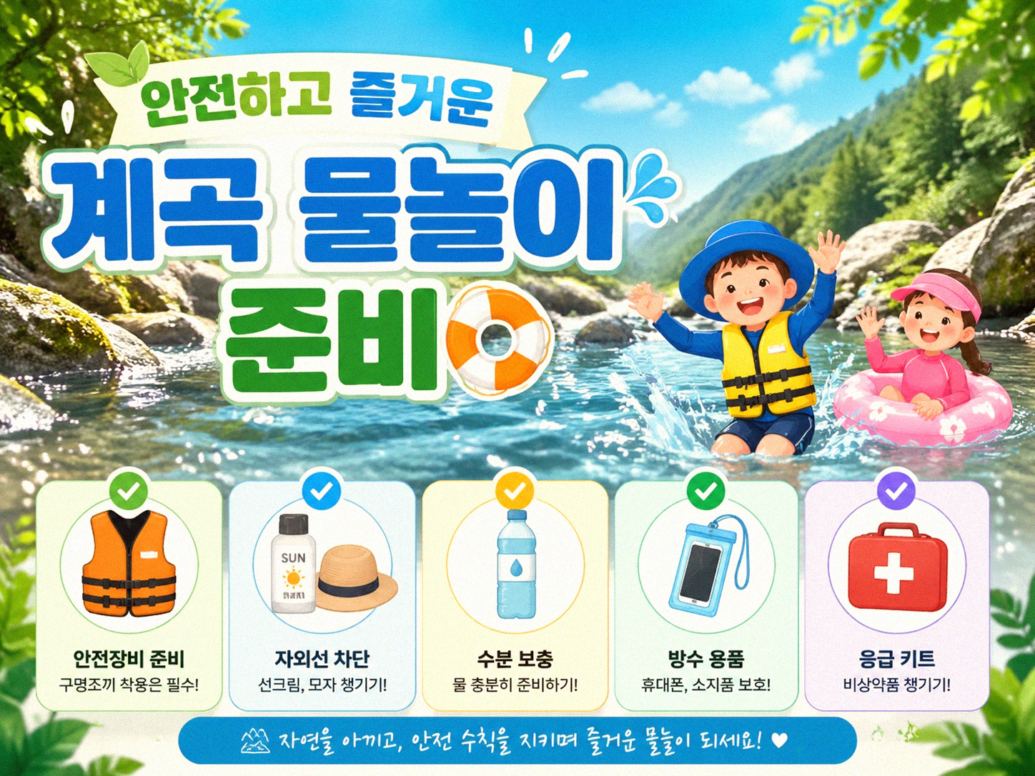 여름 계곡 여행, 제대로 즐기는 법이 궁금하신가요?