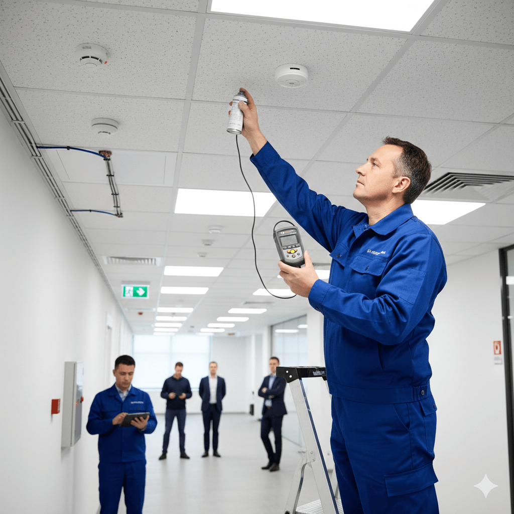 감지기 설치 점검