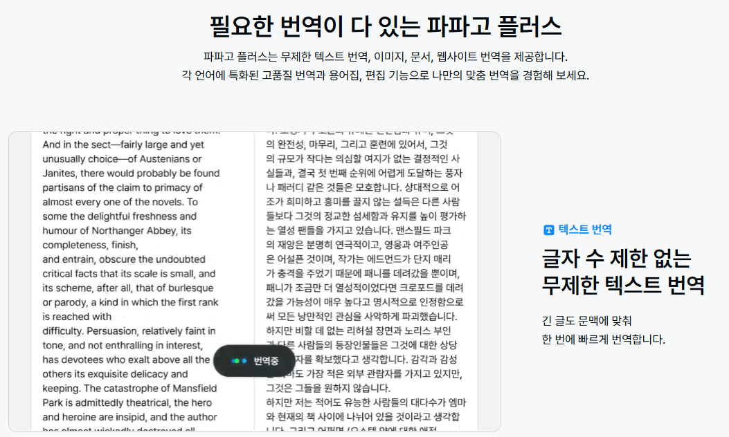 파파고 번역기의 주요 기능과 사용 방법, 번역기 종류.