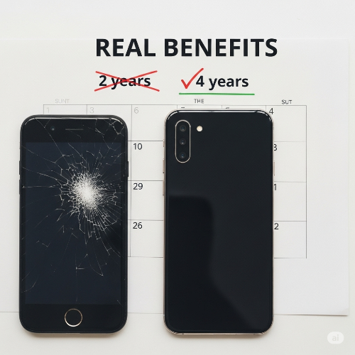 "내 폰, 아직도 2년 약정 노예세요?" 스마트폰 교체 주기 4년 시대, 당신만 모르던 '찐 이득'은?!