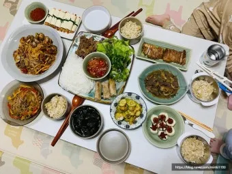 생일상 차림 음식 구성 아이디어 및 상차림 예시 정리_18
