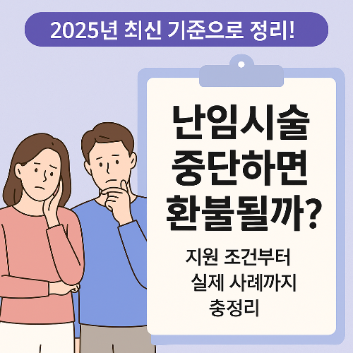 난임시술 국가지원제도에 대해서 궁금해하는 부부사진