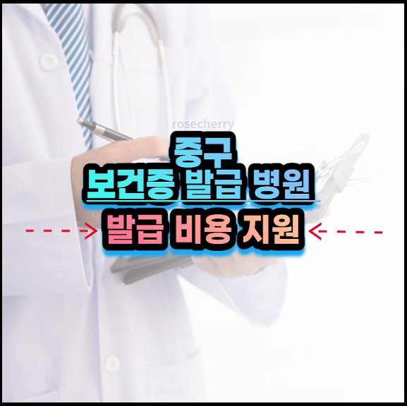 중구-보건증-발급-가능한-병원11곳-리스트