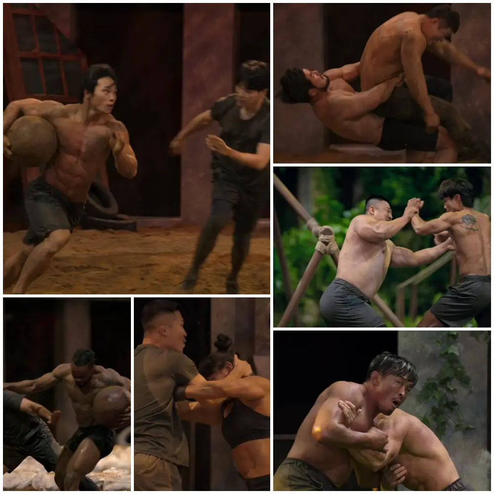 피지컬100 장면들