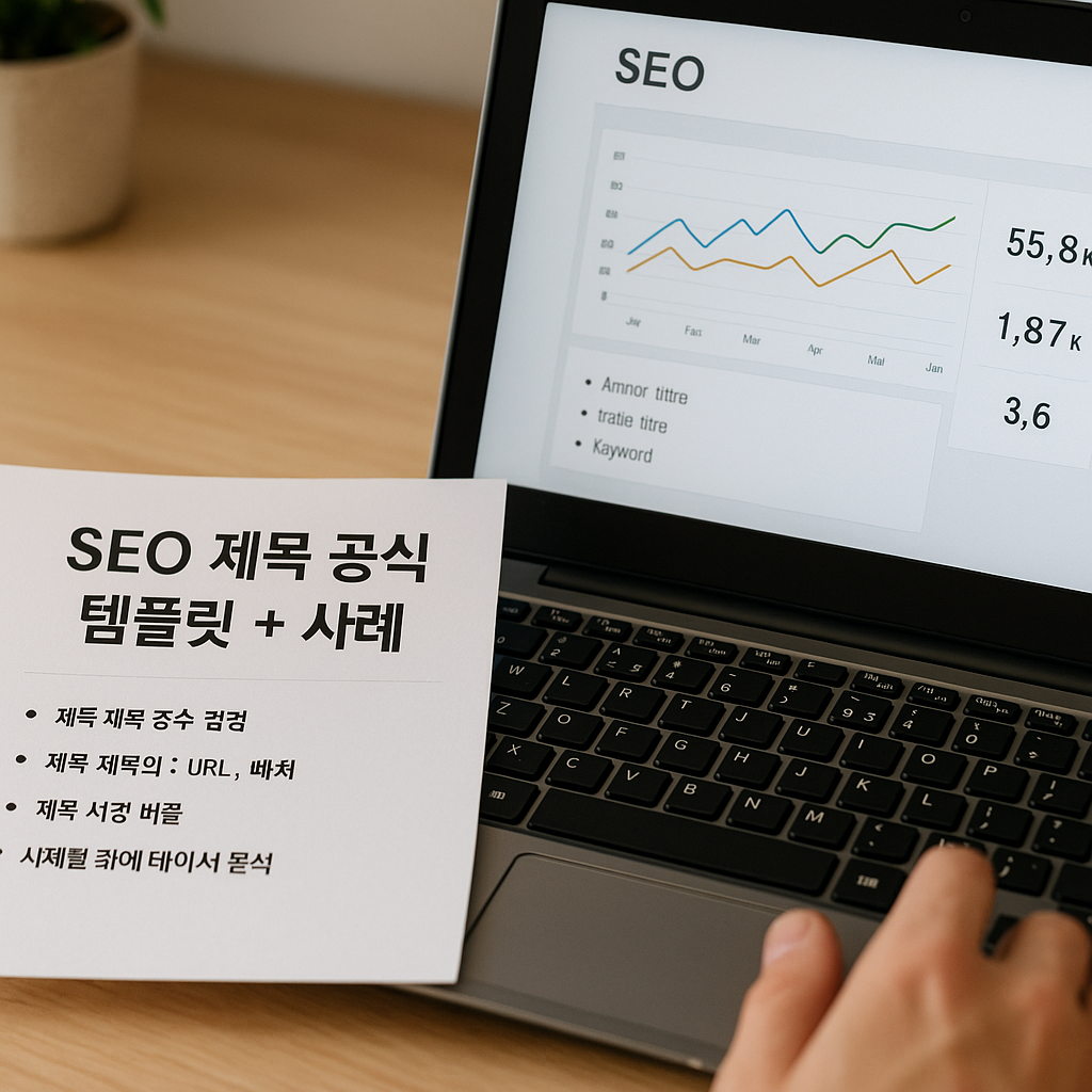 SEO 제목 공식 템플릿 + 사례 관련 이미지